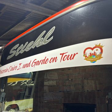 Der Bus unserer Tulpenprinzessin Claire I. ist fertig