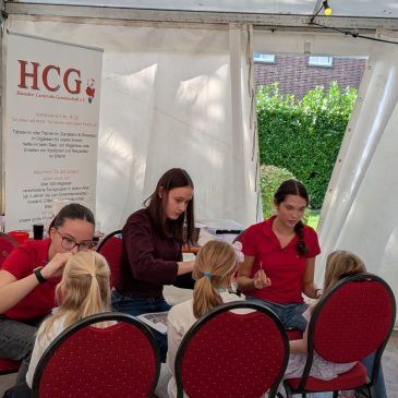 Kinderschminken beim CDU Kinderfest